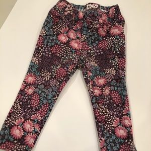 Baby gap girls floral jeans